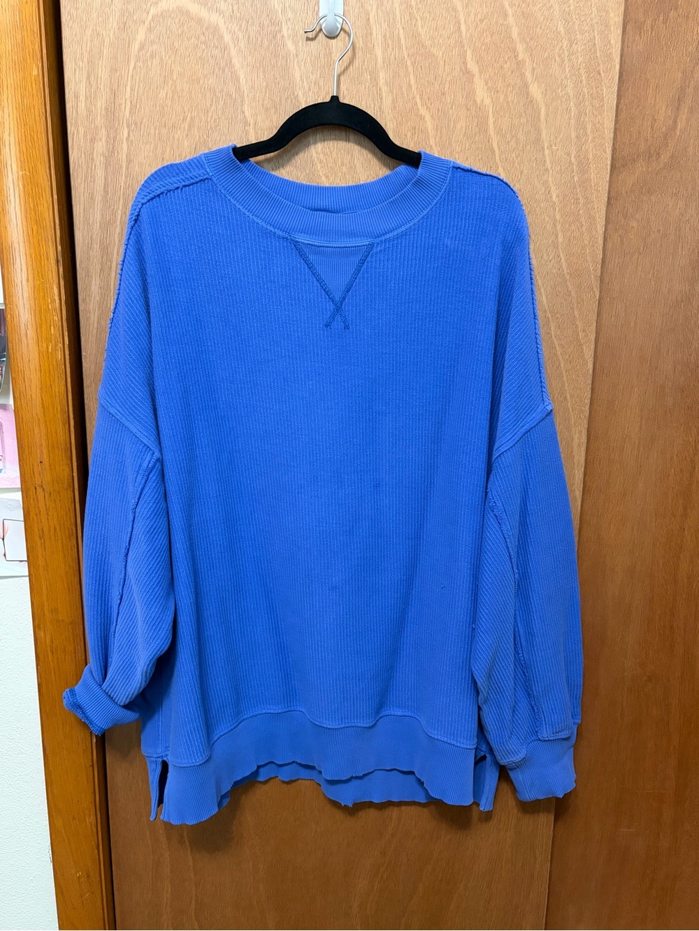 aerie Ribbed Pullover Sweatshirt